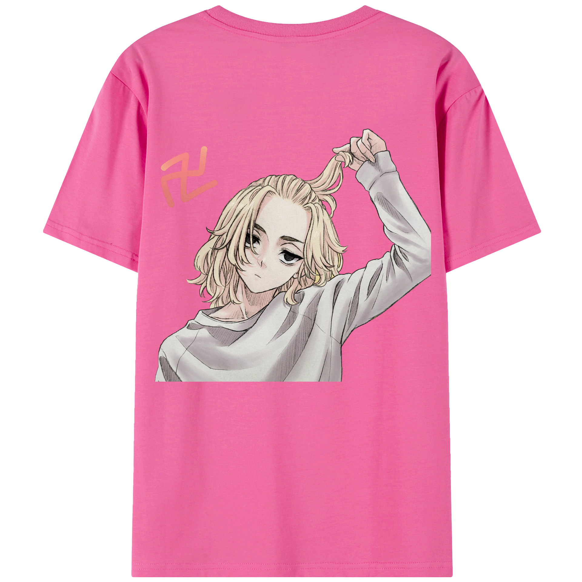 （画像用） 東京リベンジャーズ Tokyo Revengers レディース半袖Tシャツ(バックプリント)